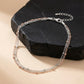 Exquisite 925 Silver Anklet Chain with Adjustable Length and Elegant Beaded Design