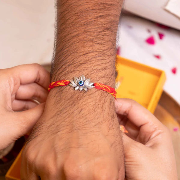 Anvaya Lotus Evil Eye Rakhi