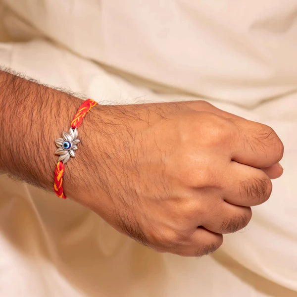 Anvaya Lotus Evil Eye Rakhi