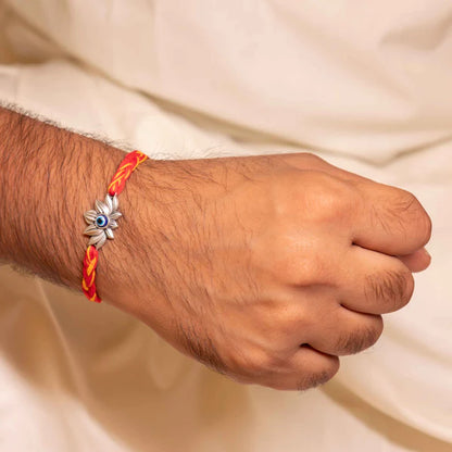 Anvaya Lotus Evil Eye Rakhi