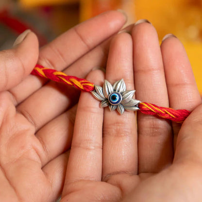 Anvaya Lotus Evil Eye Rakhi