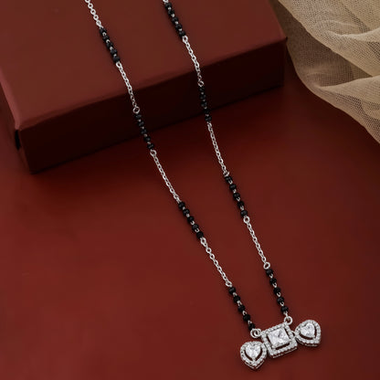 Necklace with a heart-shaped pendant on a brown surface