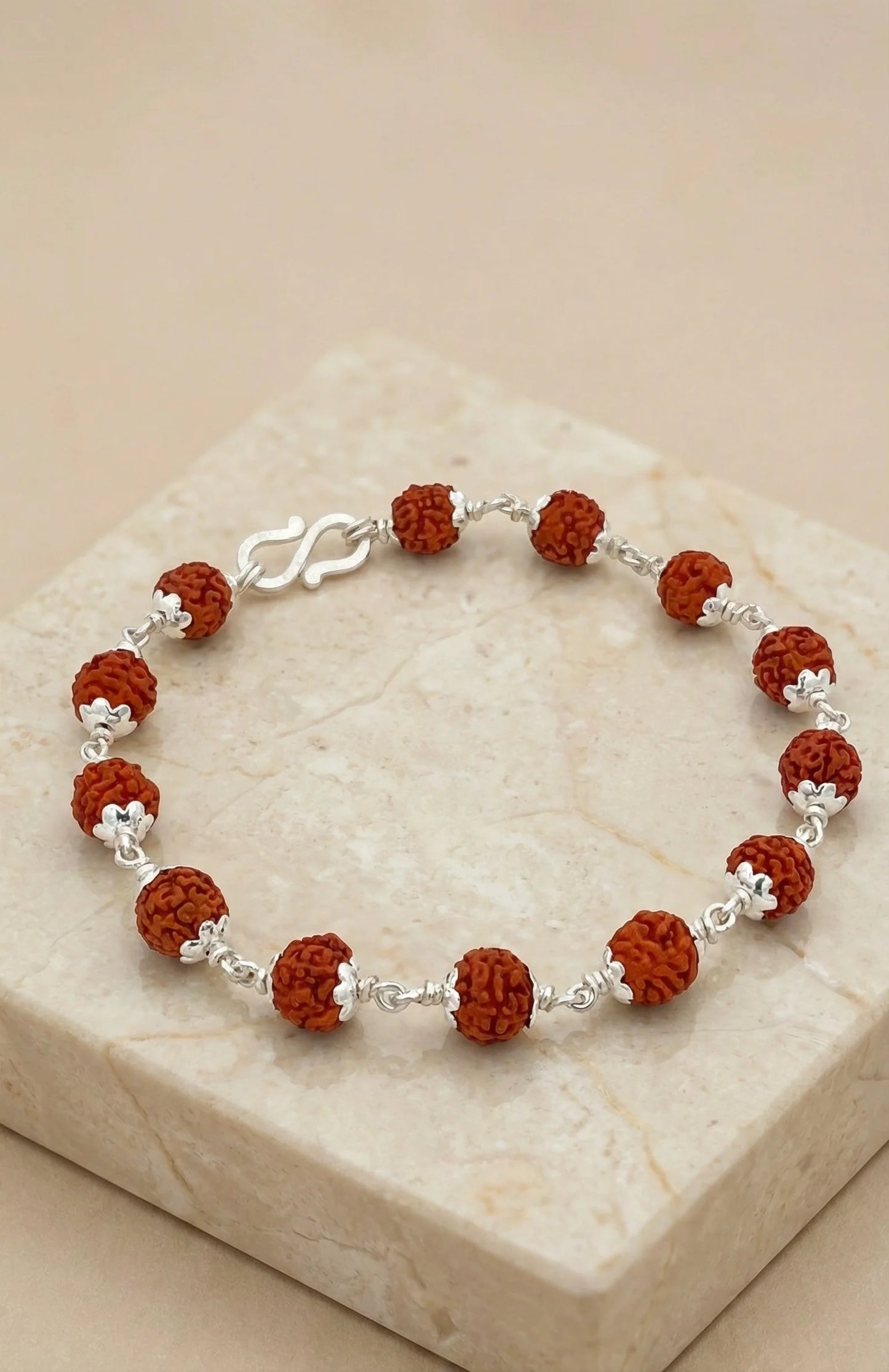 Silver Rudraksha Bracelet