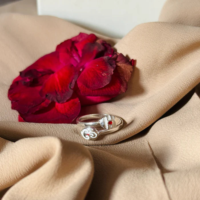 Murugan Pure Silver Ring: Vel Edition (Unisex)