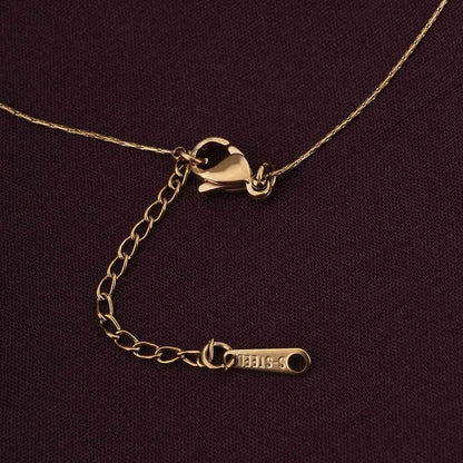 Delicate Diamond Studded Necklace