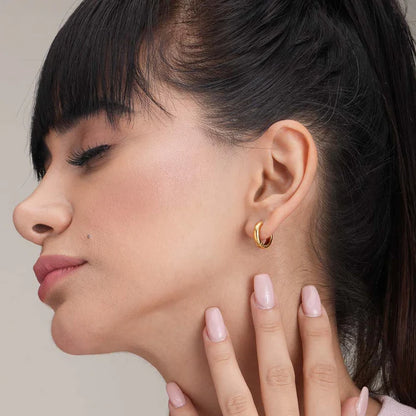 Classic Textured Hoops