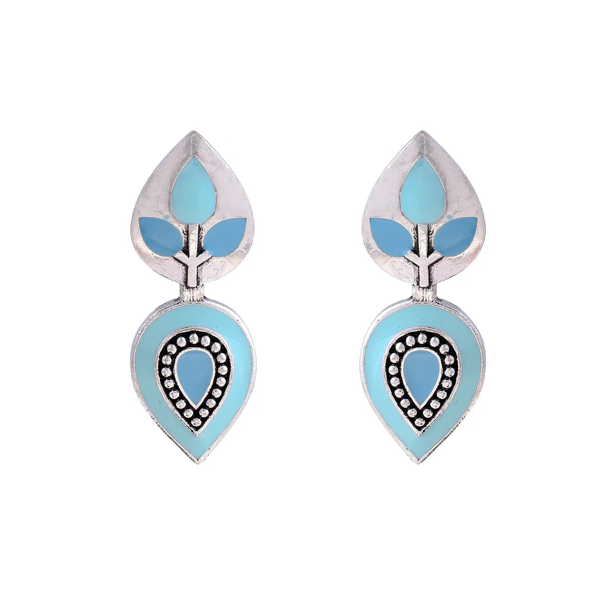 Bagh E Fiza Elegant Leaves Drop Earrings