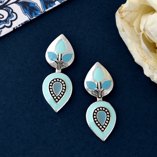 Bagh E Fiza Elegant Leaves Drop Earrings