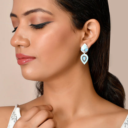 Bagh E Fiza Elegant Leaves Drop Earrings