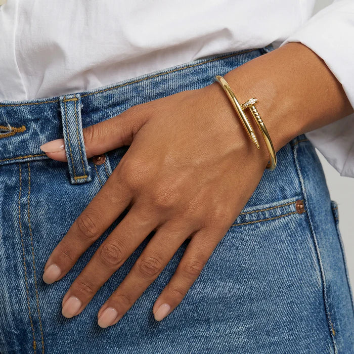 Nail Bangle Bracelet