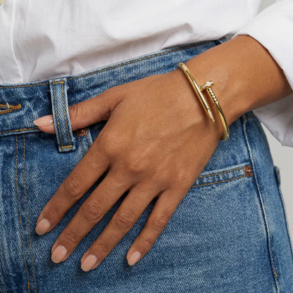 Nail Bangle Bracelet