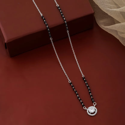 Necklace with a pendant on a brown surface