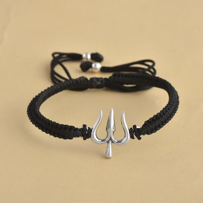 Silver Trishul Bracelet