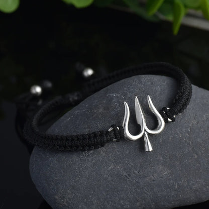Silver Trishul Bracelet