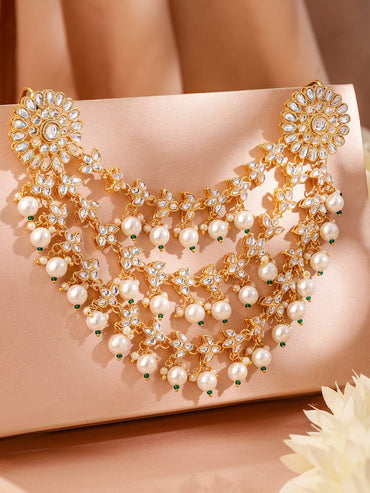 Captivating Tradition Kundan Hair Brooch