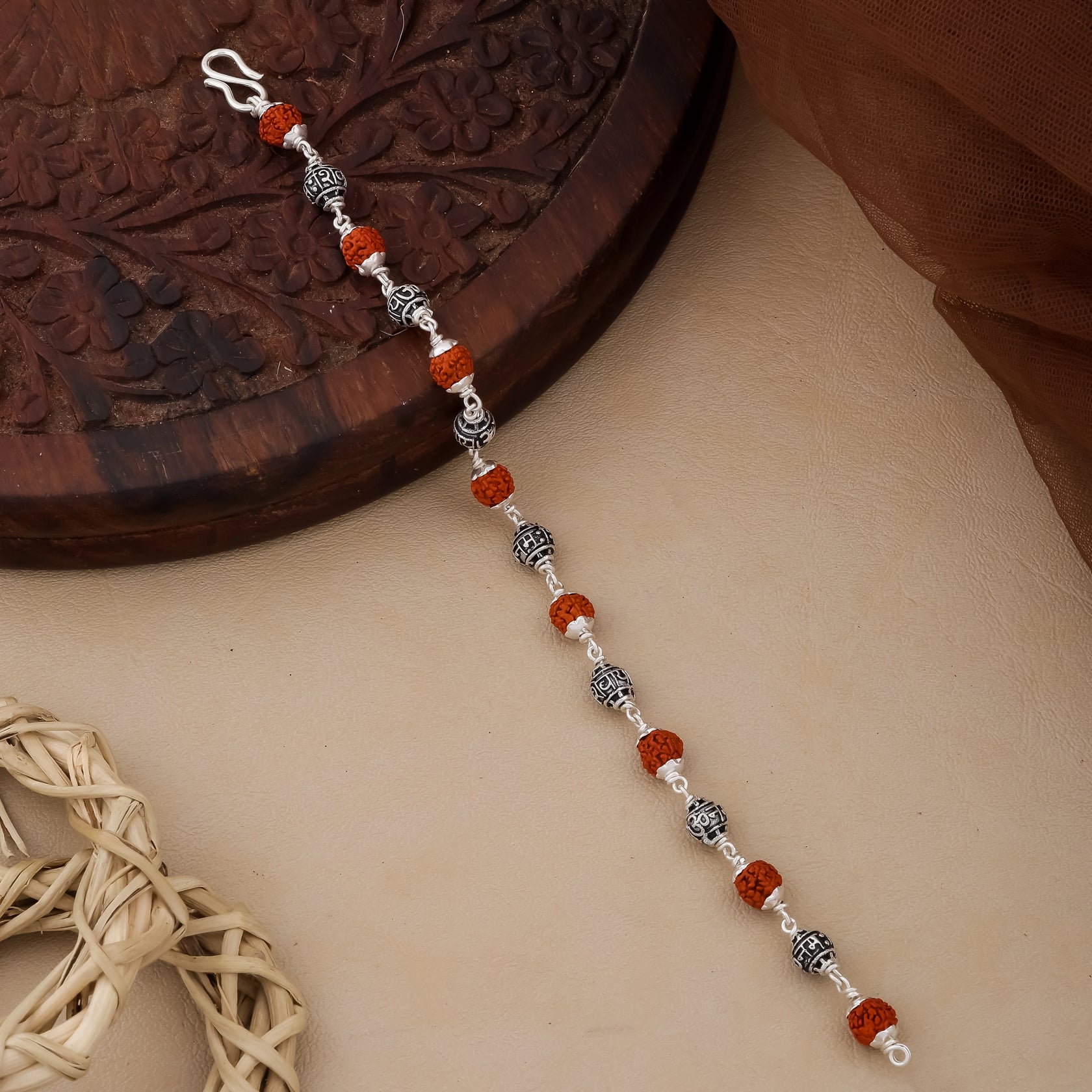 Hexa Rudra Silver Bracelet