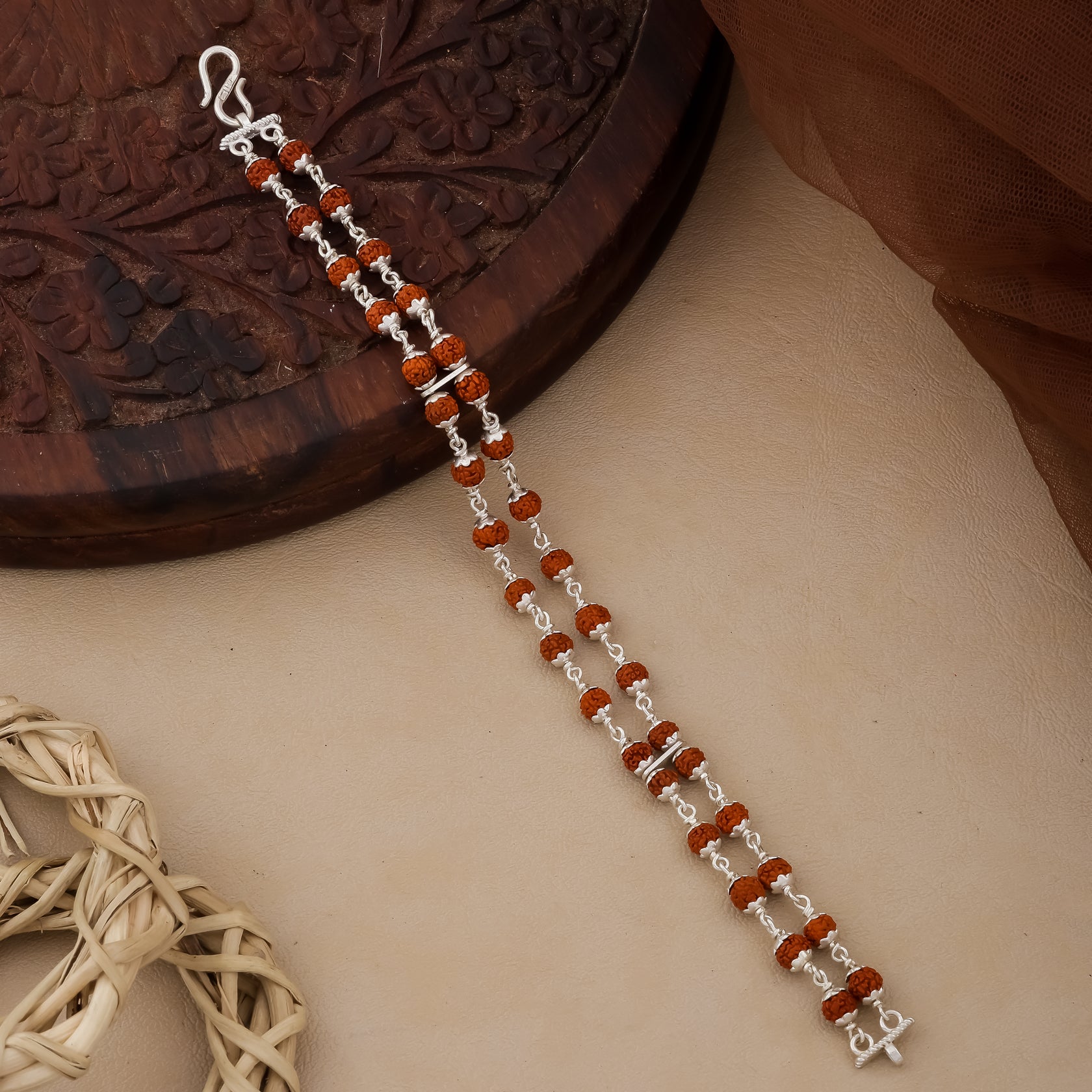 Silver Faith Rudraksha Jewellery
