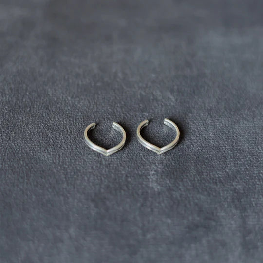 Stacked Chevron Toe-Rings (Pair)